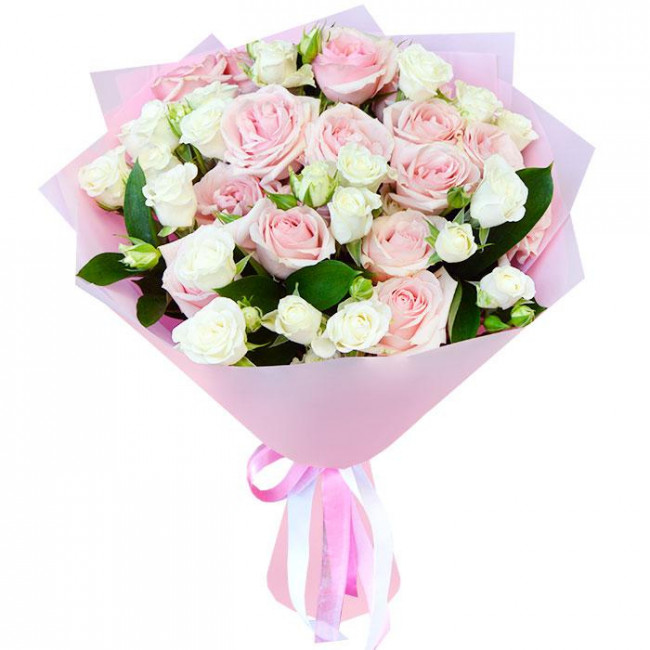 Букет цветов "Прикосновение любви"