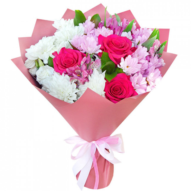 Букет цветов "Дымка"